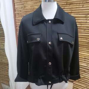 BOMBER CAMISA NEGRA (Talla 38 a 48)