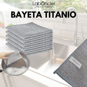 BAYETA TITANIO DE ACERO INOXIDABLE (PACK DE 5 UDS)