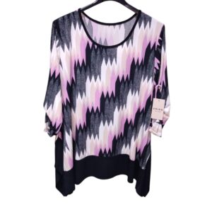 BLUSA ZICZAC ROSA (Talla 50 a 56)