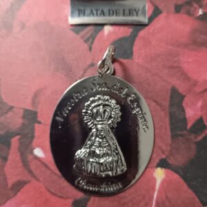 Medalla Virgen nuestra señora del Espino - Plata de Ley