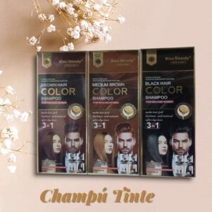 CHAMPU TINTE - NEGRO - MARRON - CASTAÑO CLARO