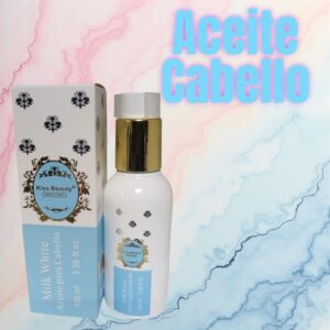 Aceite para el cabello Kiss Beauty Skin Clinic Milk White. 