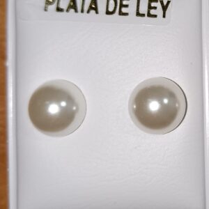Pendientes perlas, plata de ley, pendientes mujer, joyería fina, perlas blancas, regalo mujer, accesorios elegantes, pendientes minimalistas.