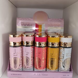 perfume árabe mujer, body splash árabe, fragancias árabes virales, V.V. Love perfume, Michela Valenti splash, perfume larga duración mujer, dupes de perfumes árabes.