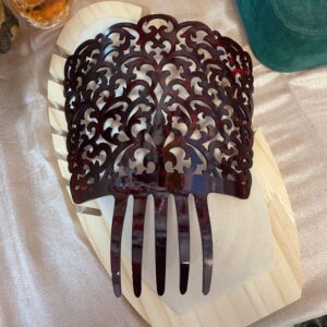 Peineta española, Peineta mantilla, Teja carey, Accesorio madrina, Peineta Semana Santa, Complementos flamenca, Peineta de acetato, Moda flamenca tradicional.