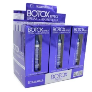 Sérum efecto Botox Leticia Well Botox Corrector de arrugas Sérum facial antiarrugas Hexapéptido 8 cosmética Leticia Well opiniones