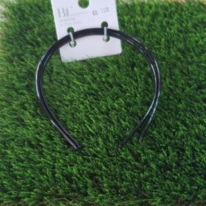 diadema doble negra, accesorios para el pelo mujer, diadema con dientes antideslizante, pack diademas baratas, cinta para el cabello minimalista, diademas para skincare.