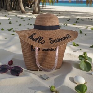 Sombrero de pajaSombrero de playaSombrero para el solSombrero de mujerSombreros playeros