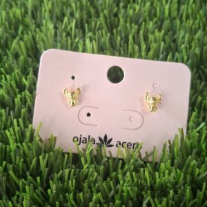 Pendientes Dorado "Ohana" en Acero Inoxidable –