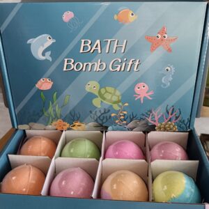🐳 Bomba de Baño Infantil con Juguete Sorpresa – Colección Océano (1 Unidad)