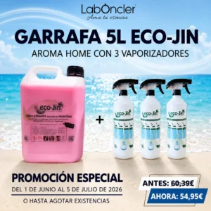Eco-Jin HOME BIDÓN 5 Litros + 3 DIFUSORES