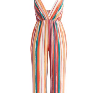 Mono Largo a Rayas Multicolor – Estilo y Comodidad -Talla 42 a 52